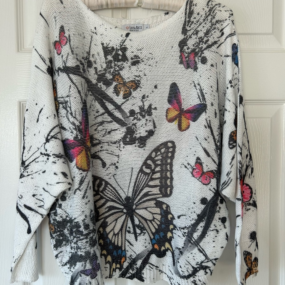 Luisa Rocco. Butterfly Lightweight Sweater